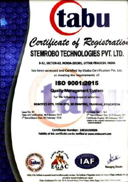 STEMROBO Certification